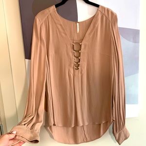 Free people dusty rose blouse